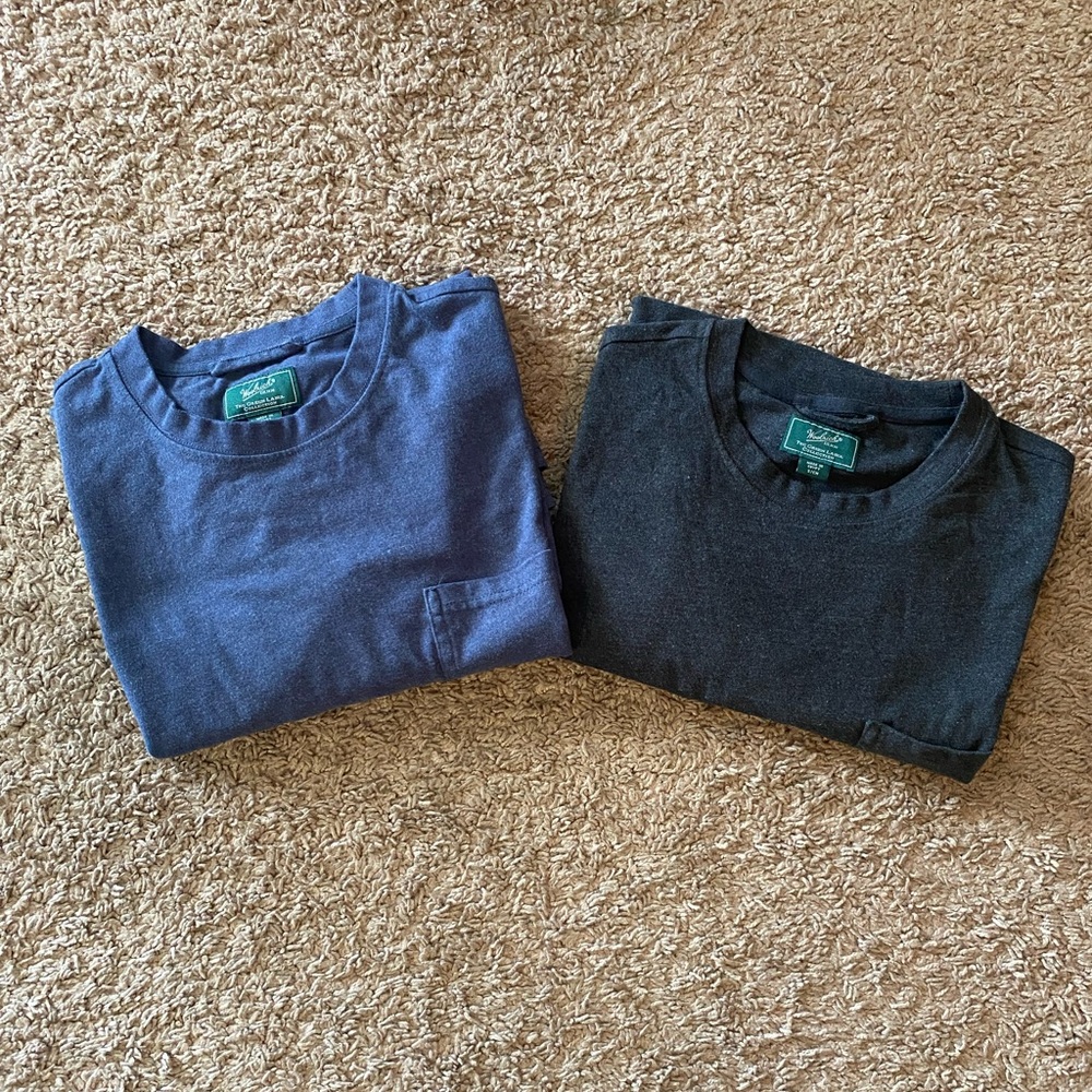 Bundle Woolrich The Green Label Collection Men's Long Sleeve Pocket Tee Size S